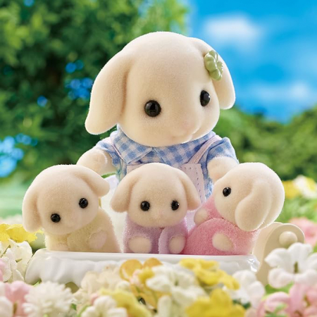 Figurine Sylvanian Families - Familia Iepurasilor Flora [3]
