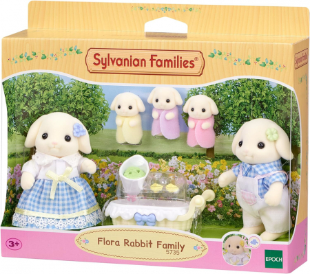 Figurine Sylvanian Families - Familia Iepurasilor Flora [4]