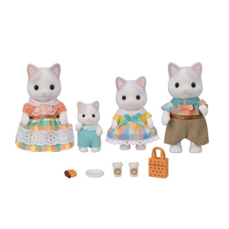 Figurine Sylvanian Families-Familia Pisicutelor Floral Trio [5]
