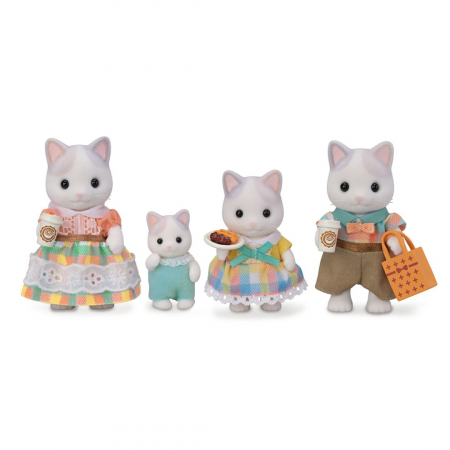 Figurine Sylvanian Families-Familia Pisicutelor Latte [1]