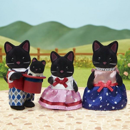 Figurine Sylvanian Families-Familia Pisicutelor Negre [2]