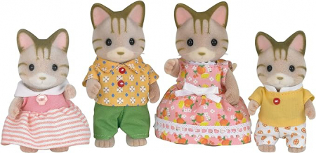 Figurine Sylvanian Families-Familia Pisicutelor Vargate [1]