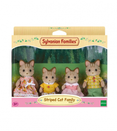 Figurine Sylvanian Families-Familia Pisicutelor Vargate [3]