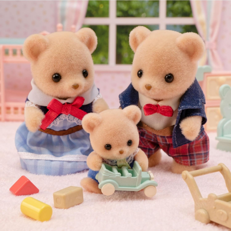 Figurine Sylvanian Families-Familia Ursuletilor Biscuit [1]