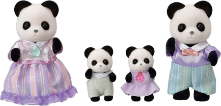Noutati - Figurine Sylvanian Families-Familia Ursuletilor Panda
