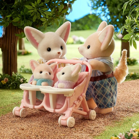 Figurine Sylvanian Families-Familia Vulpitelor Fennec [2]