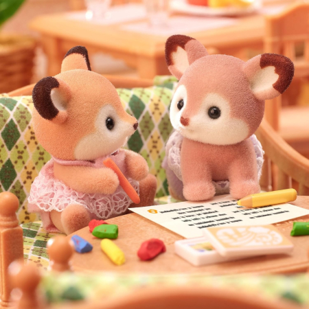 Figurine Sylvanian Families-Gemeni Caprioare [3]