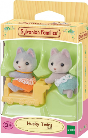 Figurine Sylvanian Families-Gemenii Catelusi Husky [3]