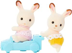 Figurine Sylvanian Families-Gemenii Iepurasi Chocolate [0]