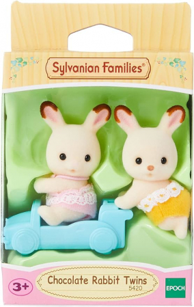 Figurine Sylvanian Families-Gemenii Iepurasi Chocolate [4]