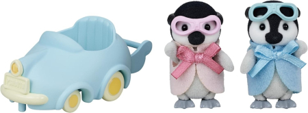Noutati - Figurine Sylvanian Families-Pinguini Cu Masinuta