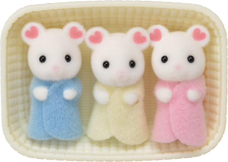 Varsta - Figurine Sylvanian Families- Soricei Marshmallow Tripleti