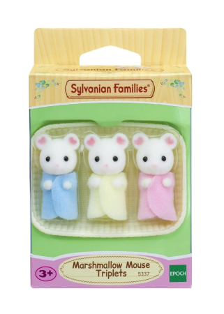 Figurine Sylvanian Families- Soricei Marshmallow Tripleti [3]