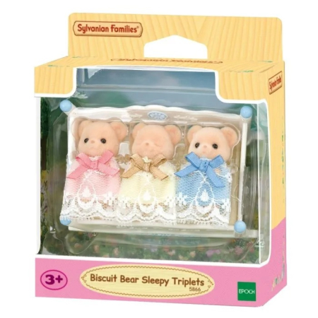 Figurine Sylvanian Families-Ursuleti Adormiti Biscuit Tripleti [4]