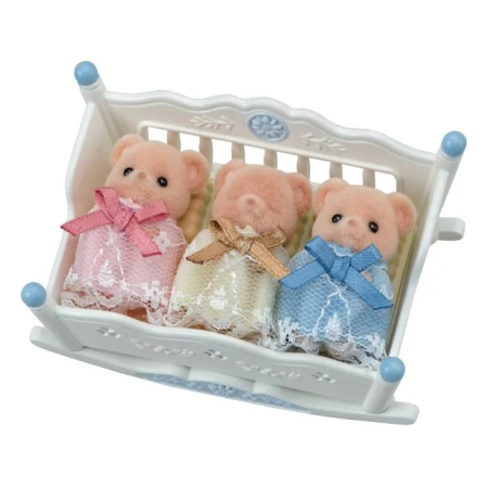 Noutati - Figurine Sylvanian Families-Ursuleti Adormiti Biscuit Tripleti