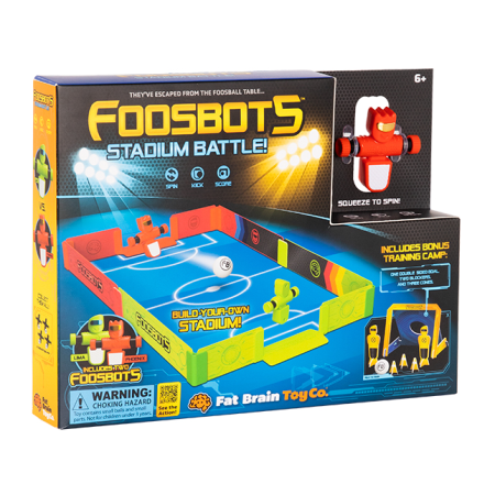 Jocuri de cooperare - Foosbots – Set competitie cu stadion și roboți de fotbal