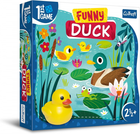 Jocuri de cooperare - Funny Duck - joc de societate cooperativ pentru toddleri