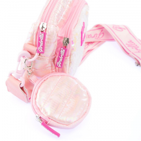 Geanta clutch si portofel monede Girabrilla - matlasata, cu paiete reversibile [1]