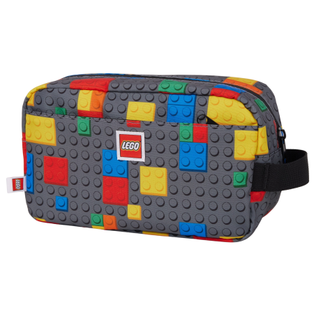Lego - Geantă de toaletă cu mâner lateral LEGO Colorful Bricks