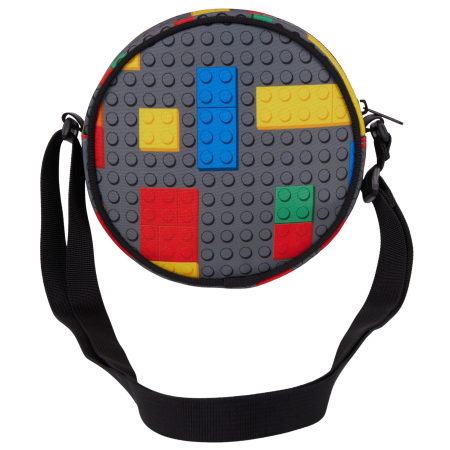 Geantă rotundă crossbody LEGO Colorful Bricks [1]