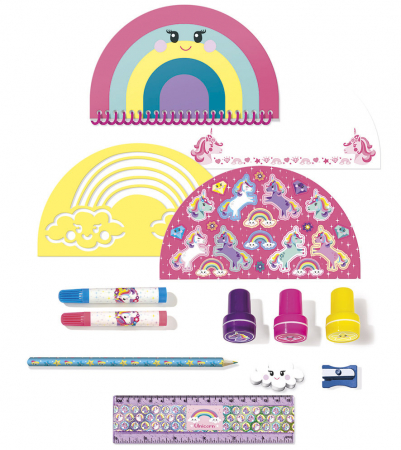 Gentuta cu activitati creative de desenat - Unicorni [1]