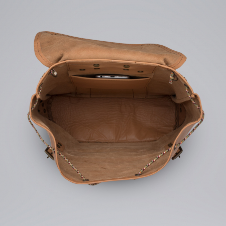 Ghiozdan de piele, Crem - 30 L [2]