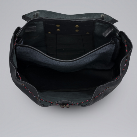 Ghiozdan de piele, Negru - 30 L [2]