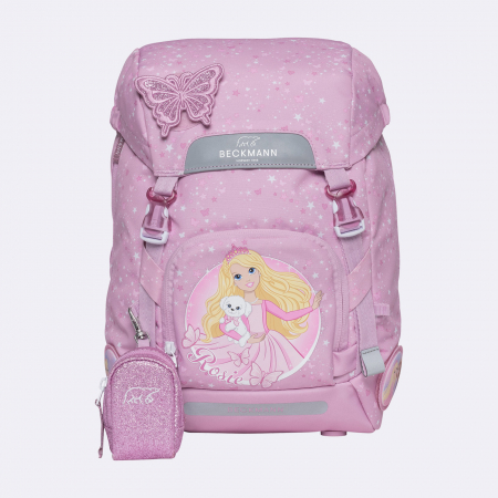 Rechizite scolare - Ghiozdan, rucsac ergonomic pentru scoala, Clasic, ROSIE