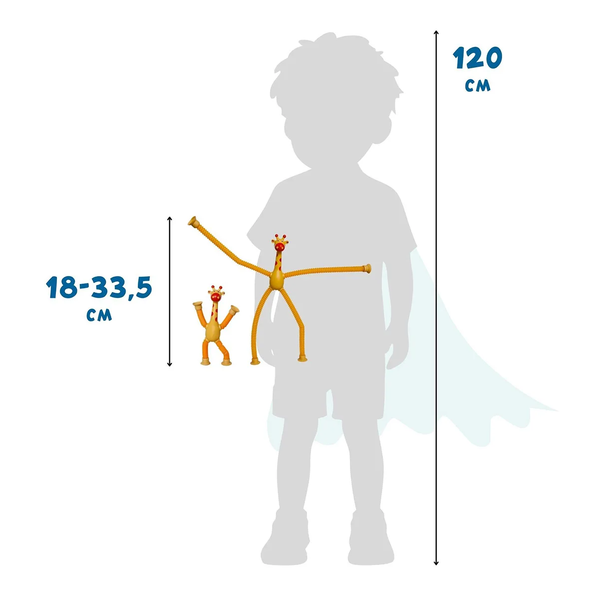 Girafa flexibilă, jucărie antistres, 1 bucată [5]
