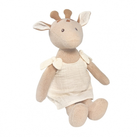 Noutati - Girafa Leoni din bumbac organic, Egmont Toys