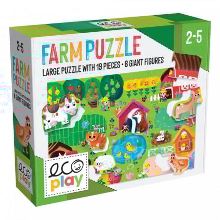 Headu Ecoplay - Puzzle Animalute La Ferma [1]