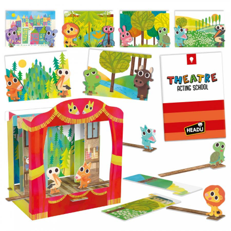 Jocuri de Memorie si asociere - Headu Teacher Tested - Joc De Teatru Cu Animalute