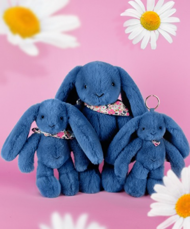 Iepuras Bleu Doudou® - jucarie de plus, 25 cm [3]
