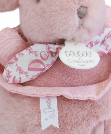 Iepuras muzical Doudou® – roz, 20 cm [4]
