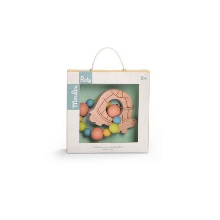 0-1 an - Inel de dentitie Broasca testoasa, Moulin Roty