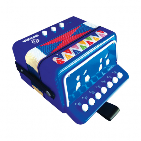 Instrument muzical acordeon albastru [2]