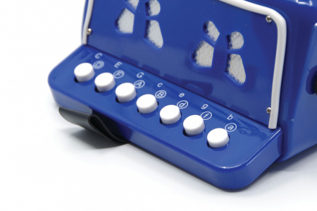 Instrument muzical acordeon albastru [3]