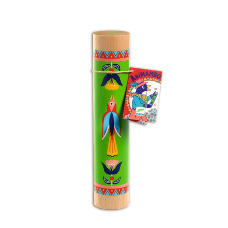 Jucarii creative - Instrument muzical din lemn Rain stick, Djeco