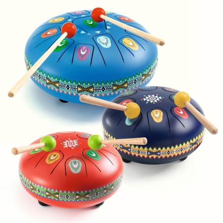 Instrument muzical Toba metalica cu 12 note, Djeco [4]