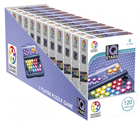 Smart Games - IQ Stars, joc de logica cu 120 de provocari, 6+ ani [0]