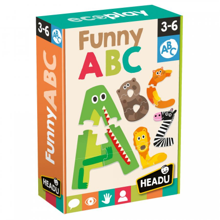 Jucarii Educative - Headu Ecoplay - Joc Alfabetul Amuzant