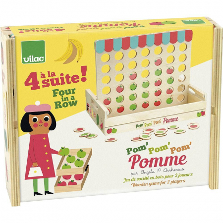 Joc "Aseaza 4 in linie ", din lemn [3]