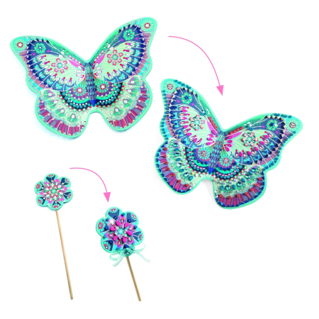 Joc creativ DIY Aripi si bagheta fermecata, Djeco [3]