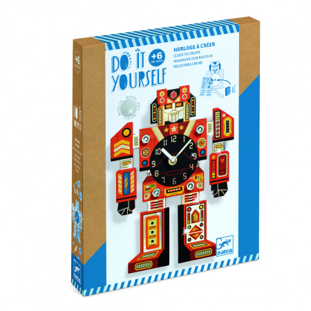 Joc creativ DIY Ceasul robot, Djeco [0]