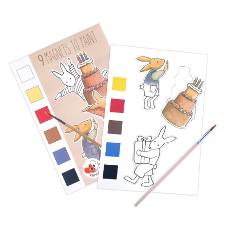 Joc creativ Magneti de colorat cu acuarela, Egmont Toys [2]