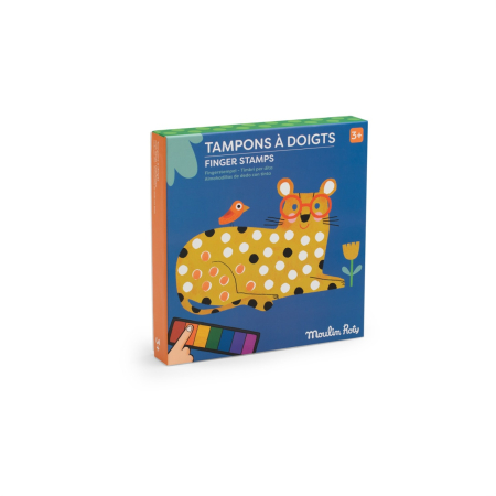 Noutati - Joc creativ Stampile cu degetele, Moulin Roty