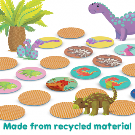Joc de asociere perechi Boppi, 48 piese, Dinozauri [6]
