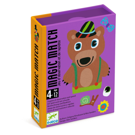 Cadouri copii Craciun - Joc de carti Magic Match, Djeco
