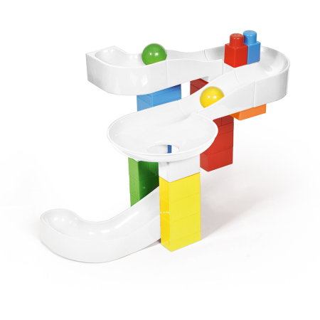 Joc de constructie - Labirintul bilutei ( 41 piese) [3]