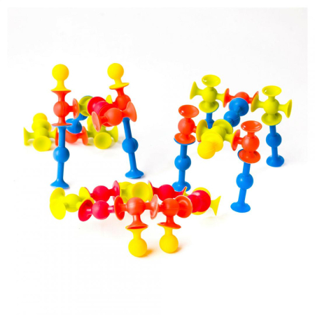 Jucarii Bebe - JOC DE CONSTRUCTIE MINI SQUIGZ, FAT BRAIN